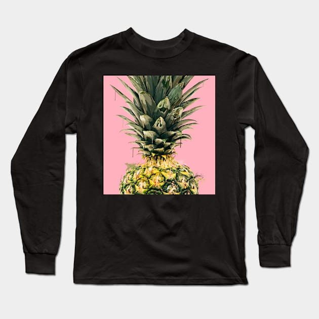 Pineapple Long Sleeve T-Shirt by Marcio Alek